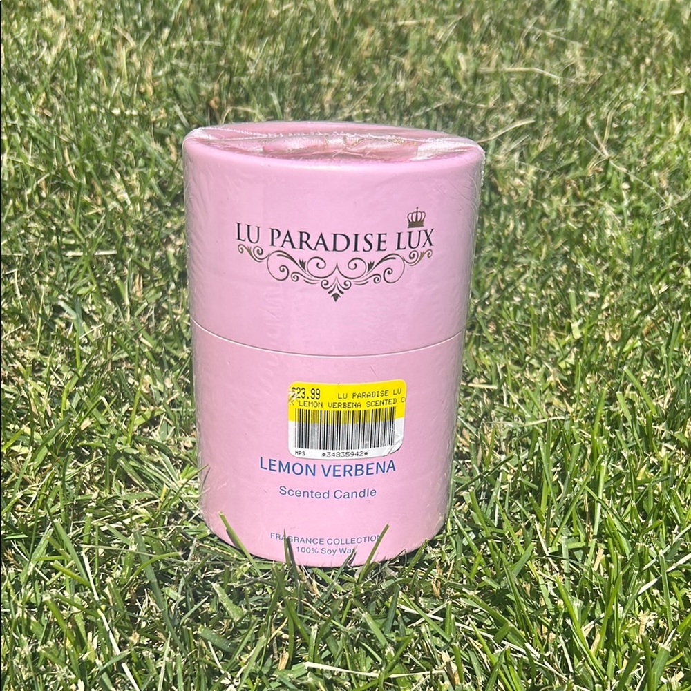 LU PARADISE LUX – Lemon Verbena Scented Candle